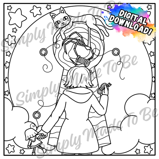 Buttons For Eyes(Human Version) - Digital Download