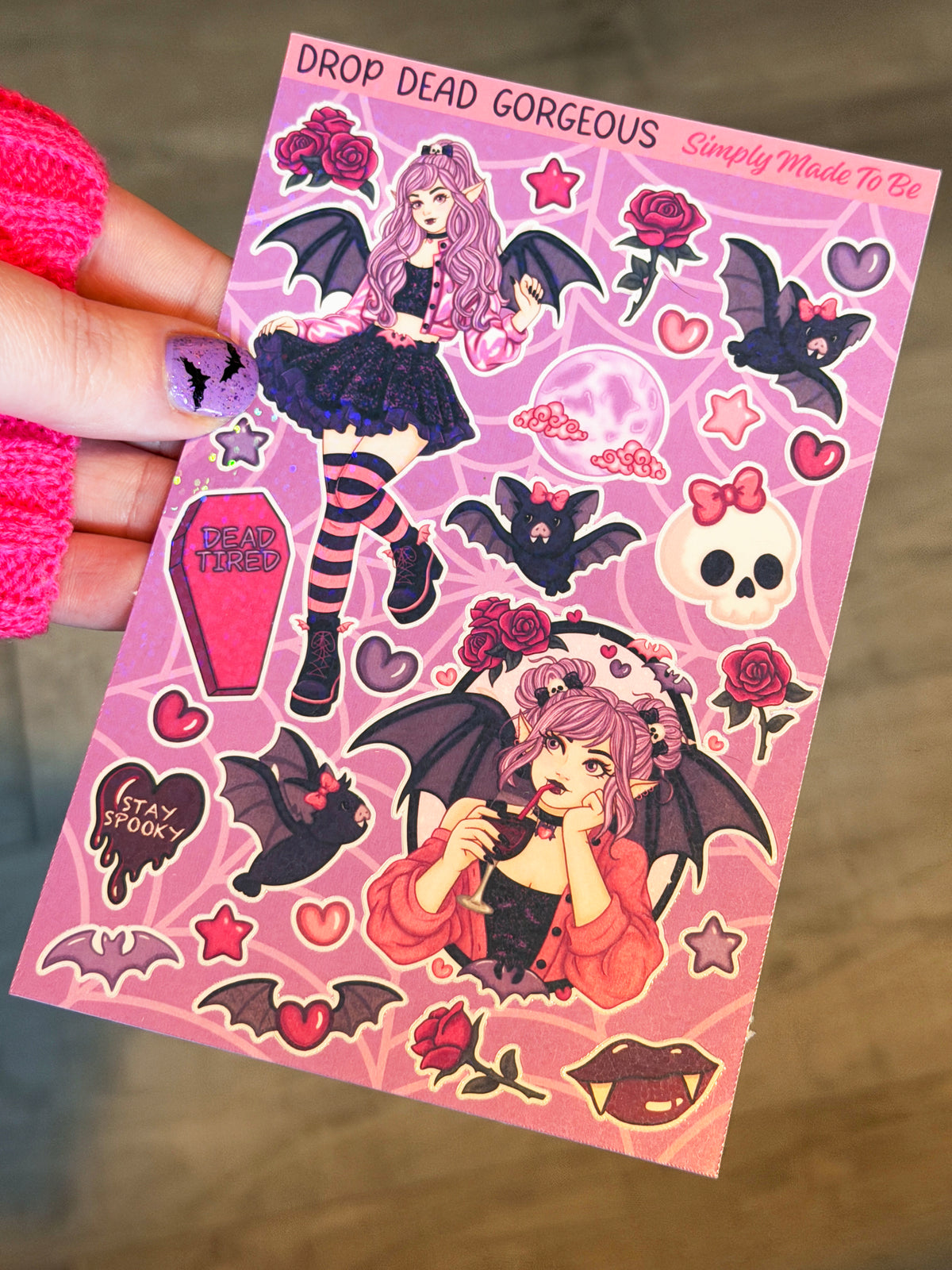 Drop Dead Gorgeous Sticker Sheet