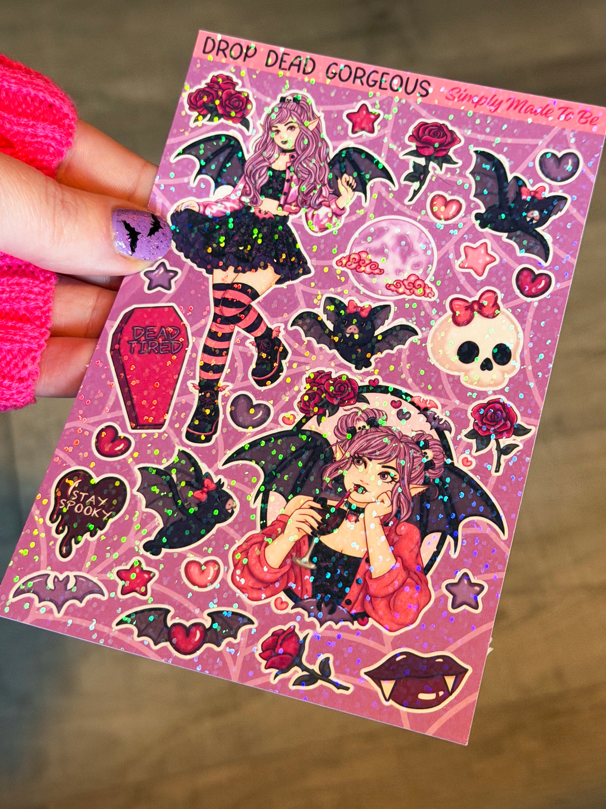 Drop Dead Gorgeous Sticker Sheet